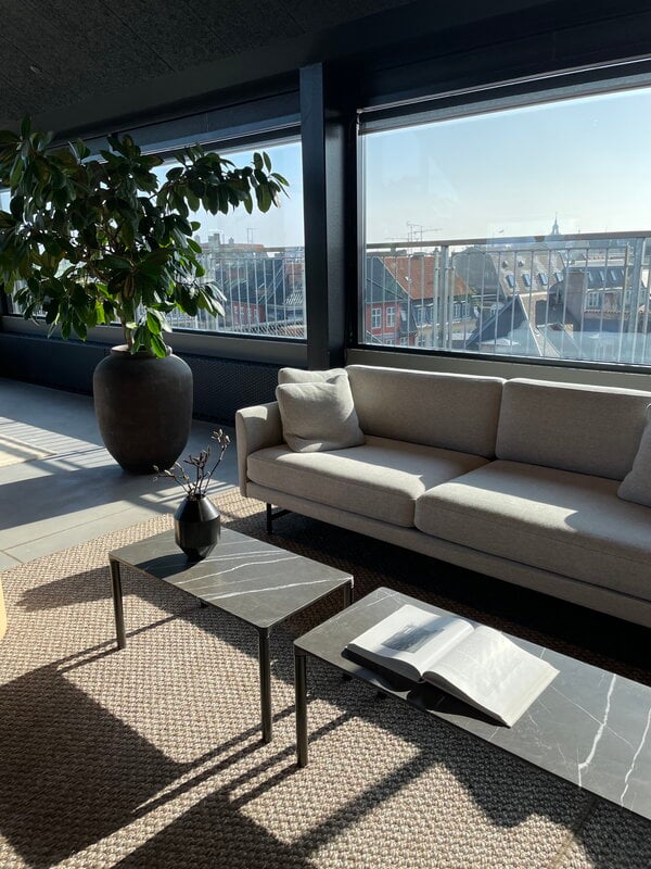 massimo copenhagen Belize rug, taupe, decoration image