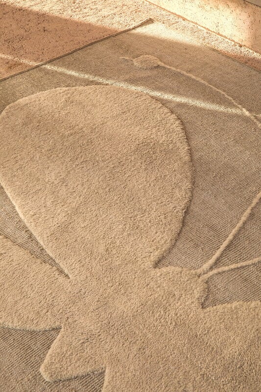 Nanimarquina Lucia Eames Butterfly villamatto, sisustuskuva