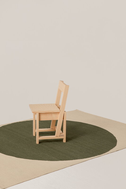 Nanimarquina Topo rug, green, decoration image