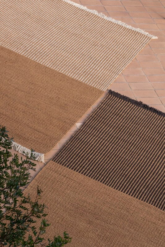 Nanimarquina Tappeto da giardino, nero, immagine decorativa