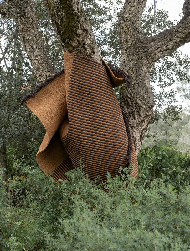 Nanimarquina Tappeto da giardino, nero, immagine decorativa