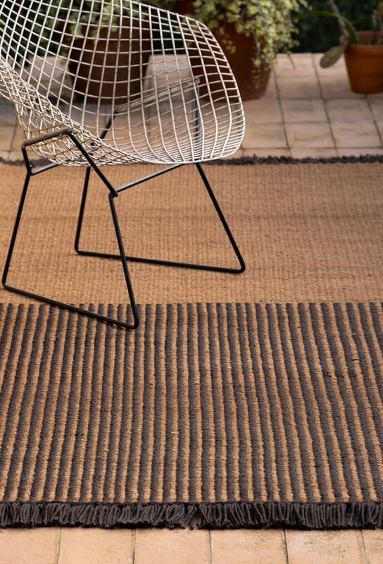 Nanimarquina Tappeto da giardino, nero, immagine decorativa