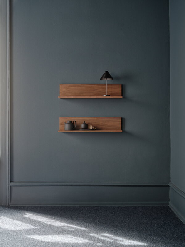 New Works Tana wall shelf, walnut, decoration image