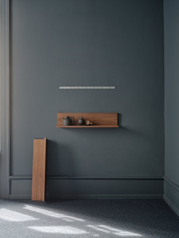 New Works Tana wall shelf, walnut, decoration image