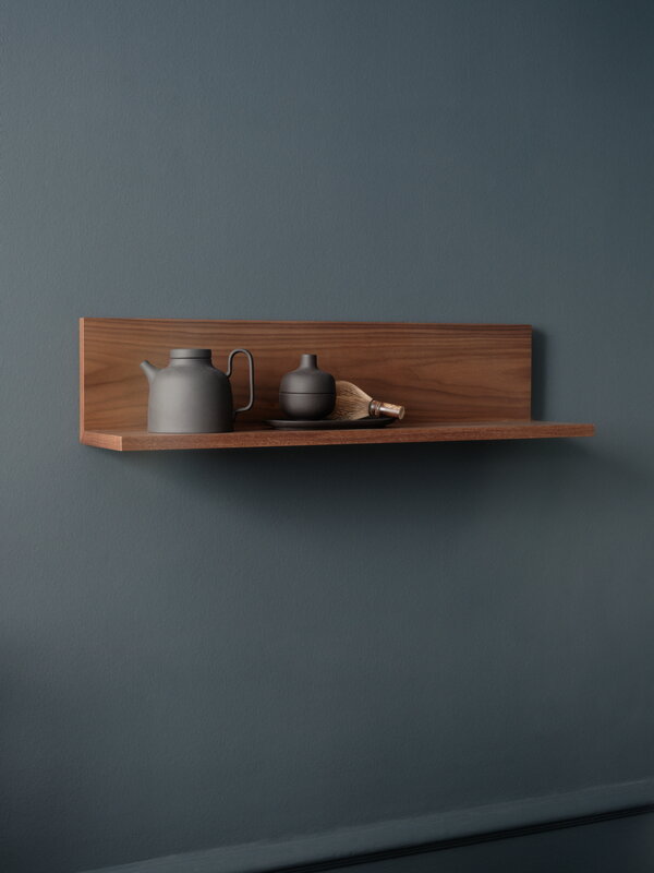 New Works Tana wall shelf, walnut, decoration image