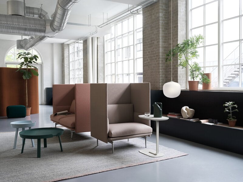 Muuto Relate side table, h. 60,5 cm, off white, decoration image