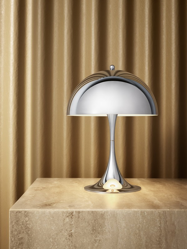 Louis Poulsen Panta Mini Table Lamp, Gold Tone Desk Lamps Taiwan