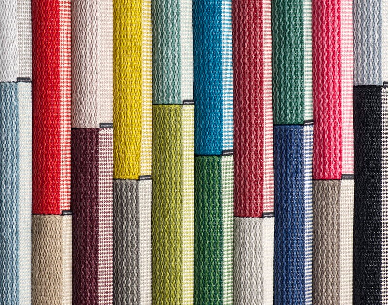 Pappelina Tapis Mono, 85 x 160 cm, jaune pâle - moutarde, image décorative