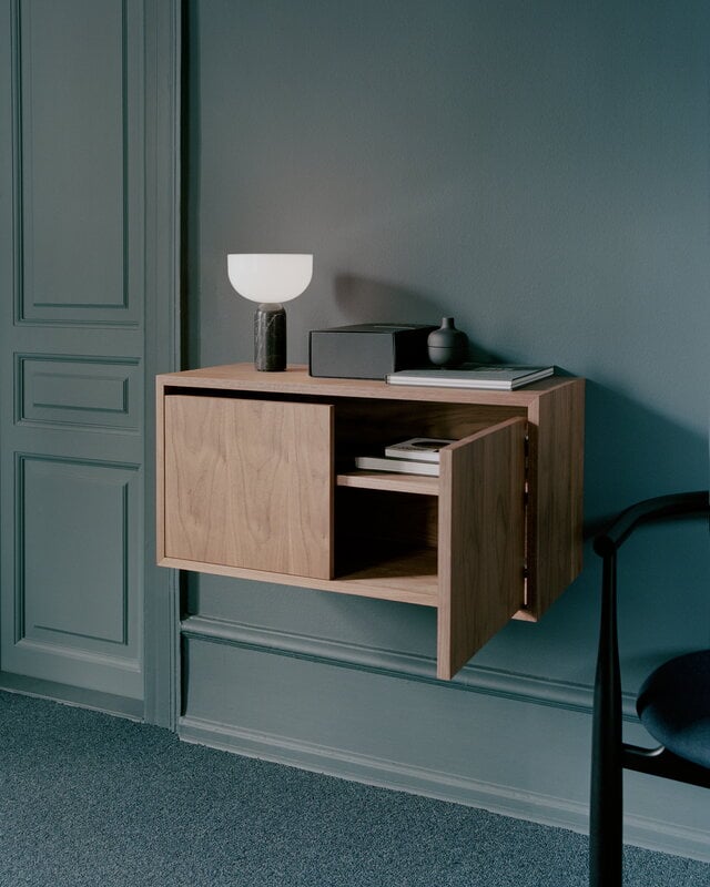 New Works New Works cabinet, low with doors, walnut, decoration image