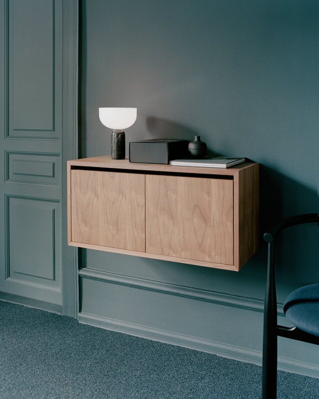 New Works New Works cabinet, low with doors, walnut, decoration image