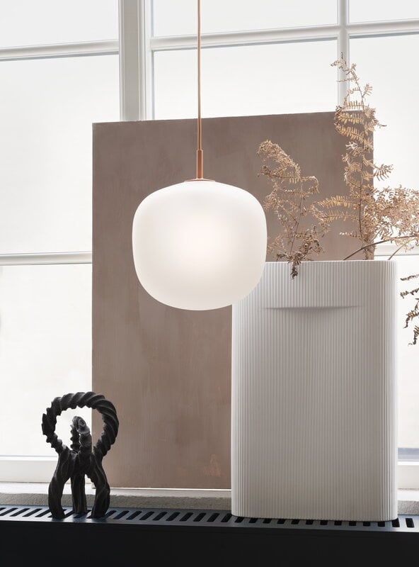 Muuto Rime pendant 25 cm, orange, decoration image