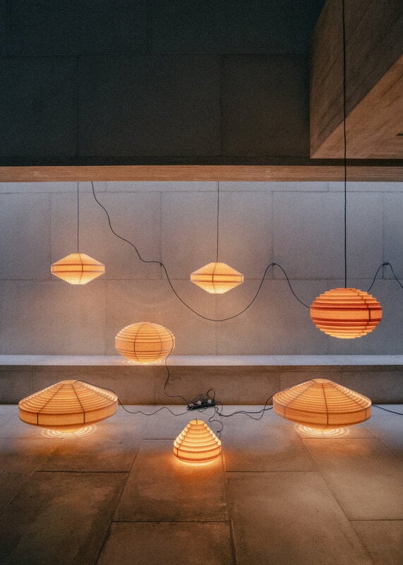 Vaarnii 1003 Hans pendant, XL 90 cm, pine | Finnish Design Shop