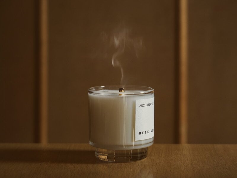 Hetkinen Archipelago scented candle, 260 ml, cotton wick, decoration image