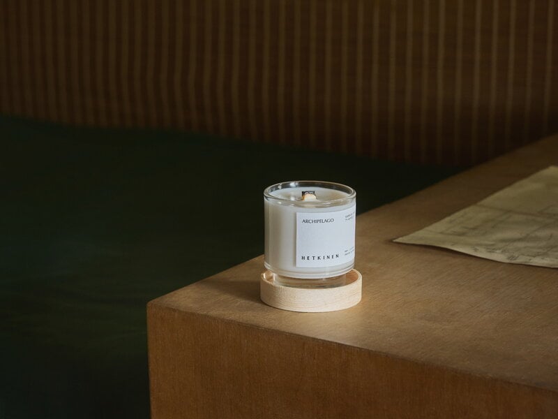 Hetkinen Archipelago scented candle, 260 ml, cotton wick, decoration image