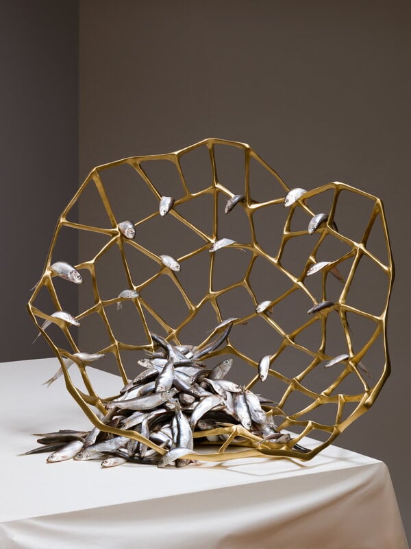 Tom Dixon Bone bowl, large, brass, view 7
