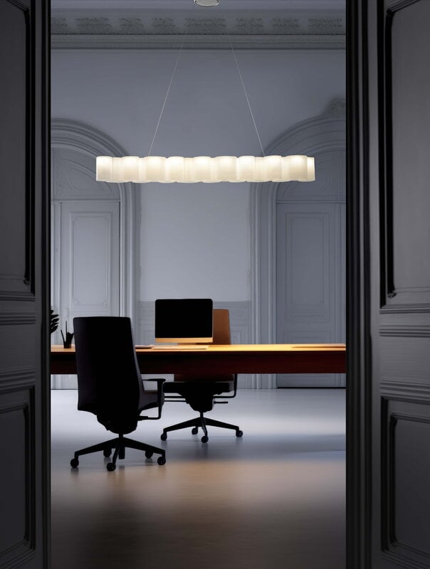 Stilnovo Honey pendant, 139 cm, white, decoration image