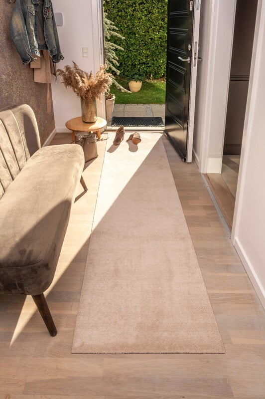 Tica Copenhagen Uni color rug, 67 x 250 cm, ivory, view 8