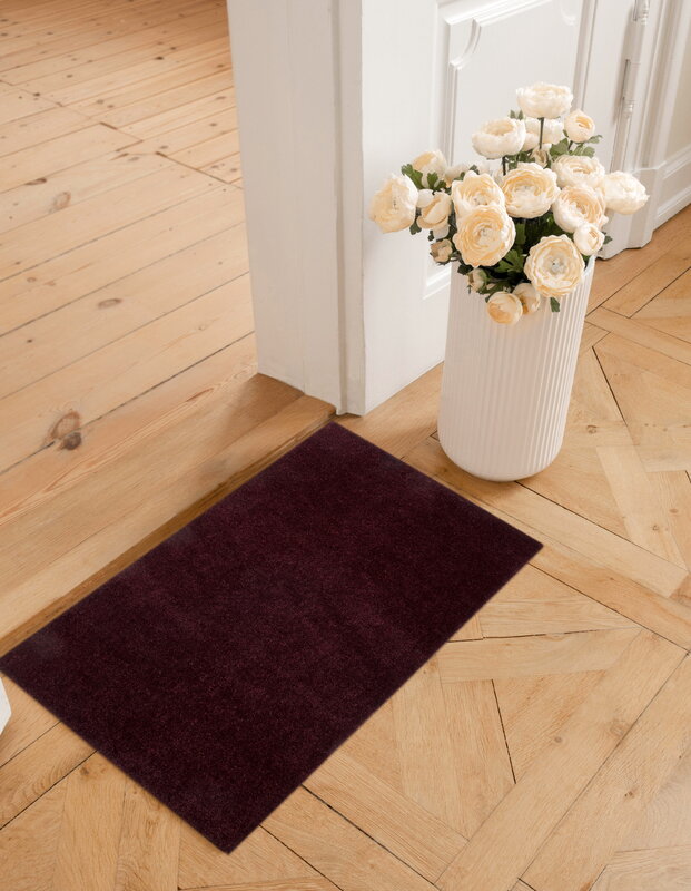 Tica Copenhagen Tappeto Uni color, 40 x 60 cm, bordeaux, immagine decorativa