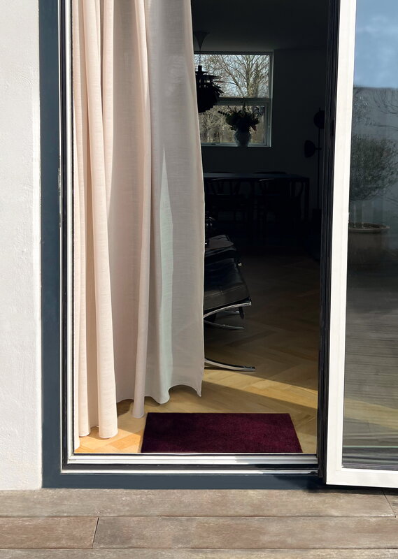 Tica Copenhagen Tappeto Uni color, 40 x 60 cm, bordeaux, immagine decorativa