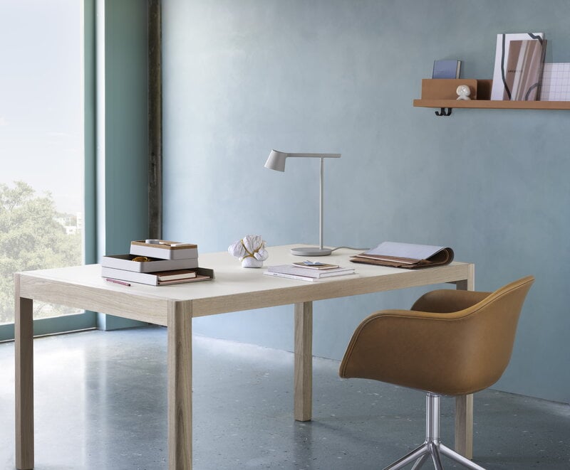 Muuto Arrange Desk Tray, 32 x 25 cm, grey, decoration image