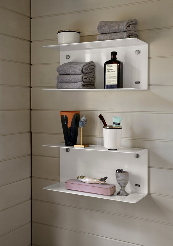 Vipp VIPP7 toothbrush holder, white, decoration image
