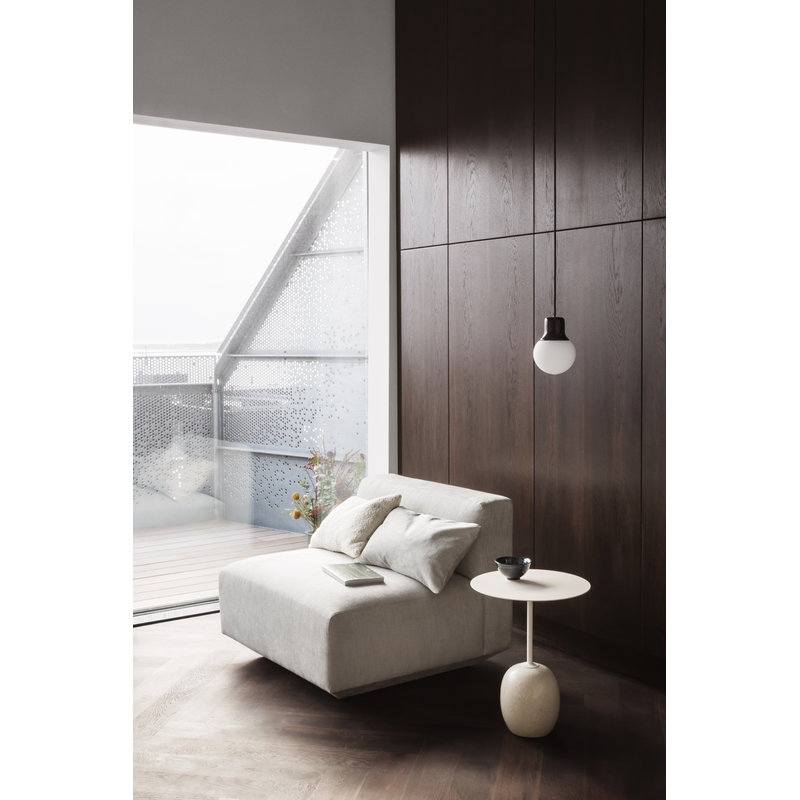 &Tradition Lato LN8 coffee table, white Cream Diva marble Finnish