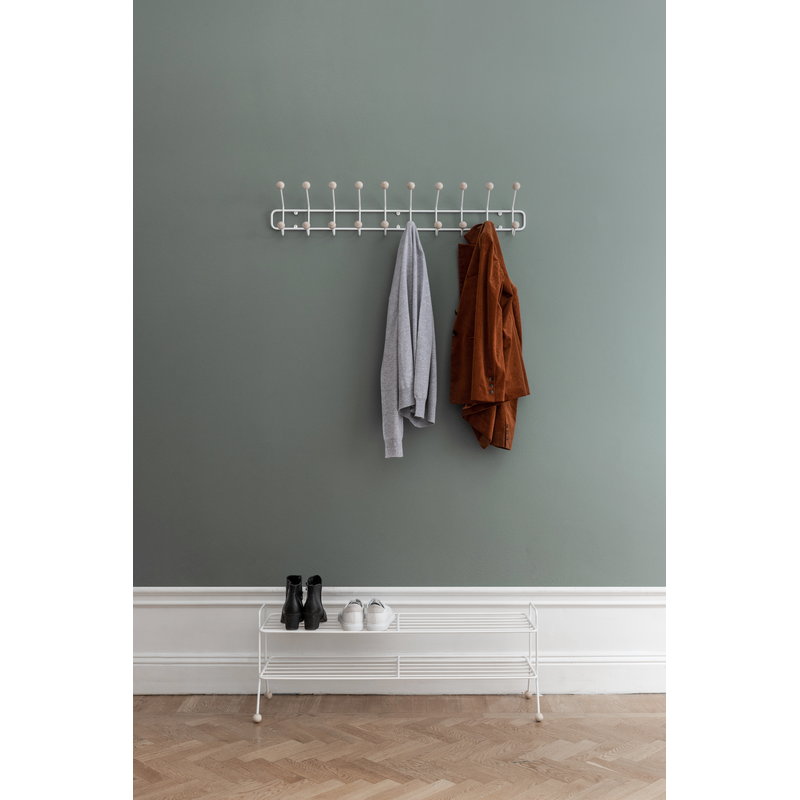 Maze Bill Horizontal Coat Rack L White Finnish Design