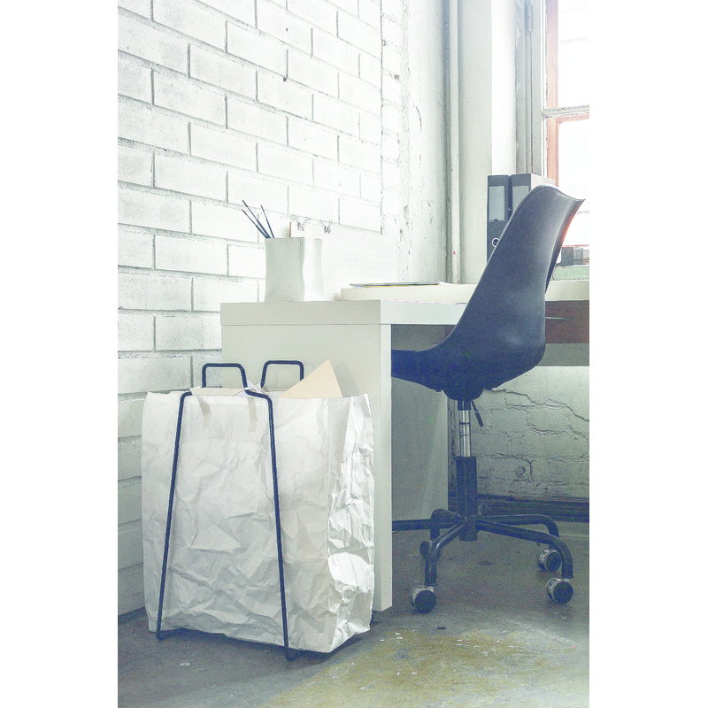 Everyday Design Helsinki Paper Bag Holder Silver Finnish Design