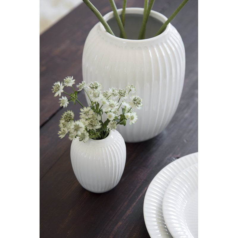 Kahler Hammershoi Vase 200 Mm White Finnish Design Shop