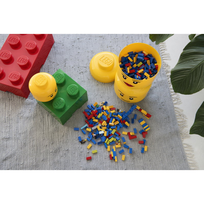 red lego storage brick