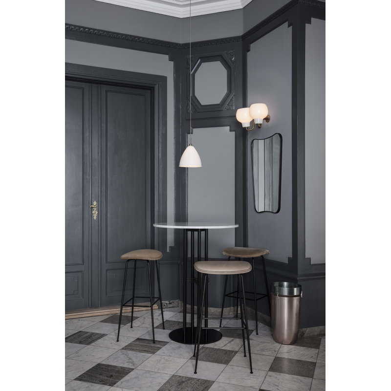 F A 33 Mirror Small Black Brass