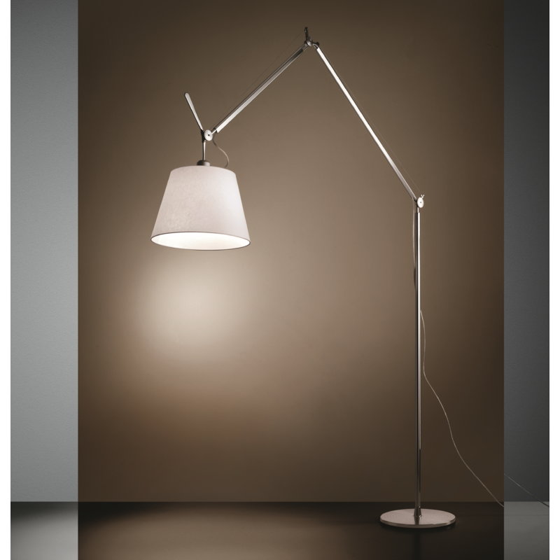 Artemide Tolomeo Mega floor lamp 36 cm, aluminium - parchment ...