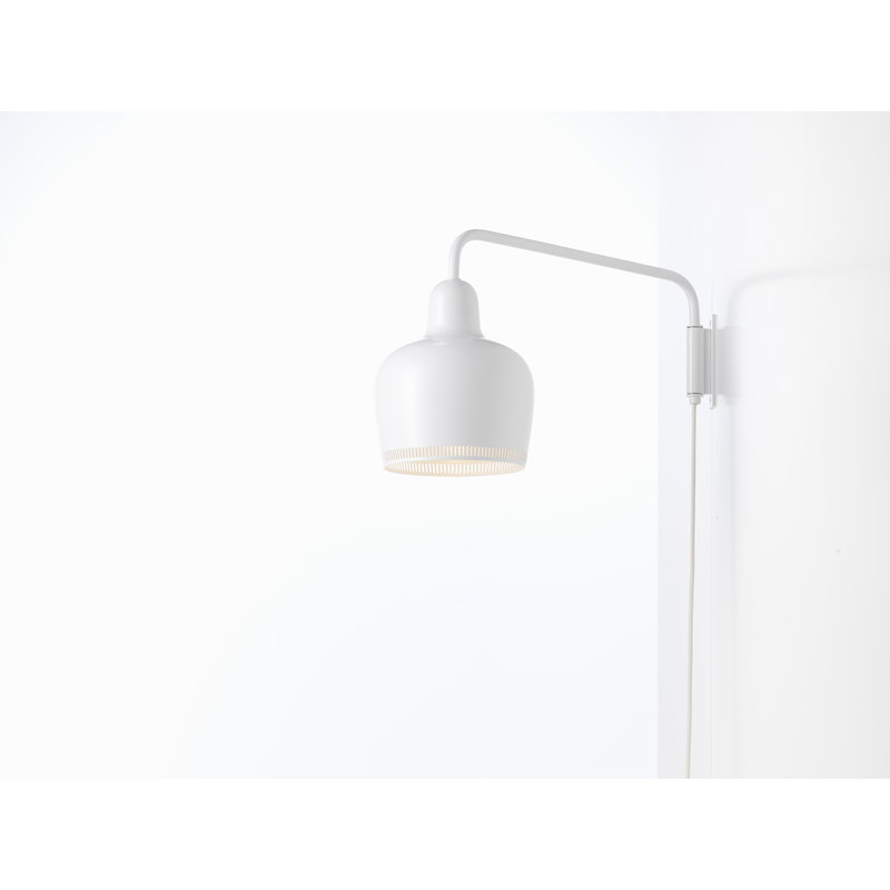 Artek Aalto Wall Lamp A330s Golden Bell White Finnish Design Artek Aalto Wall Lamp A330s Golden
