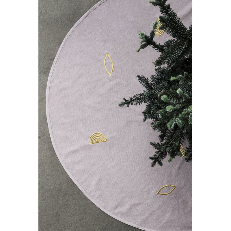 Ferm Living Christmas tree blanket, natural white Finnish Design Shop