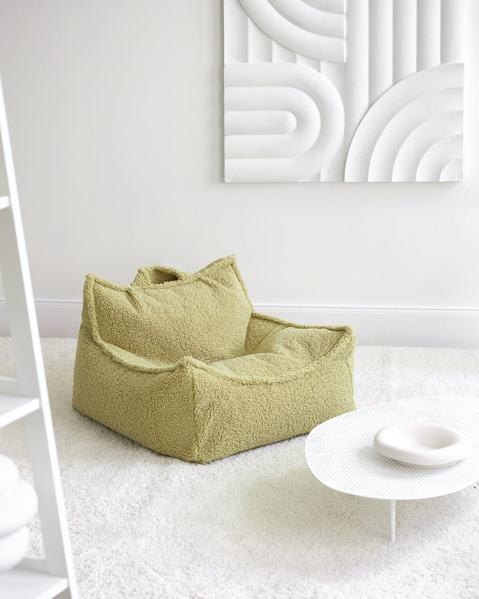 Recaceik Poltrona A Sacco Gigante Con Imbottitura Memory Foam - Morbida, Con Maniglia, Per Soggiorno E Camera Da Letto