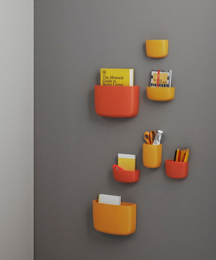 Säilytys Normann Copenhagen Oranssi Keltainen Muovi Pocket