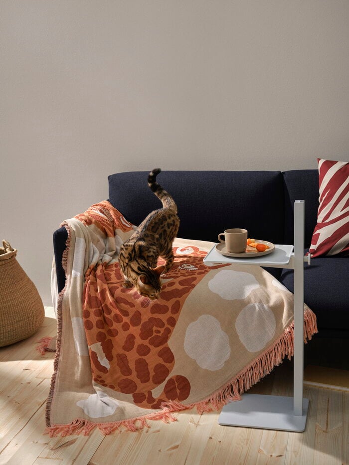 Livingroom Marimekko Brown Beige Ceramic Cotton Oiva