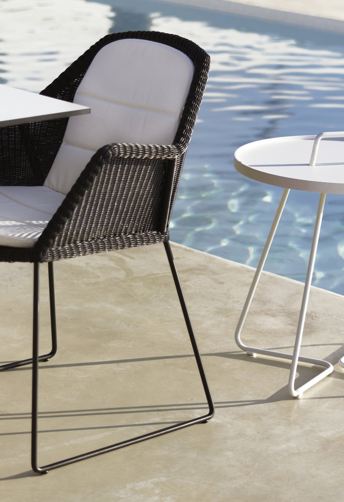 Outdoorfurniture Terrace Cane-line White Black Aluminium Plastic On-The-Move Breeze