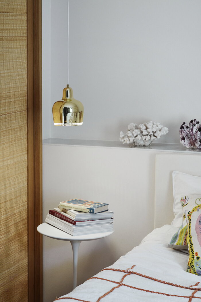 Bedroom Artek Brass White Metal Aalto lightning