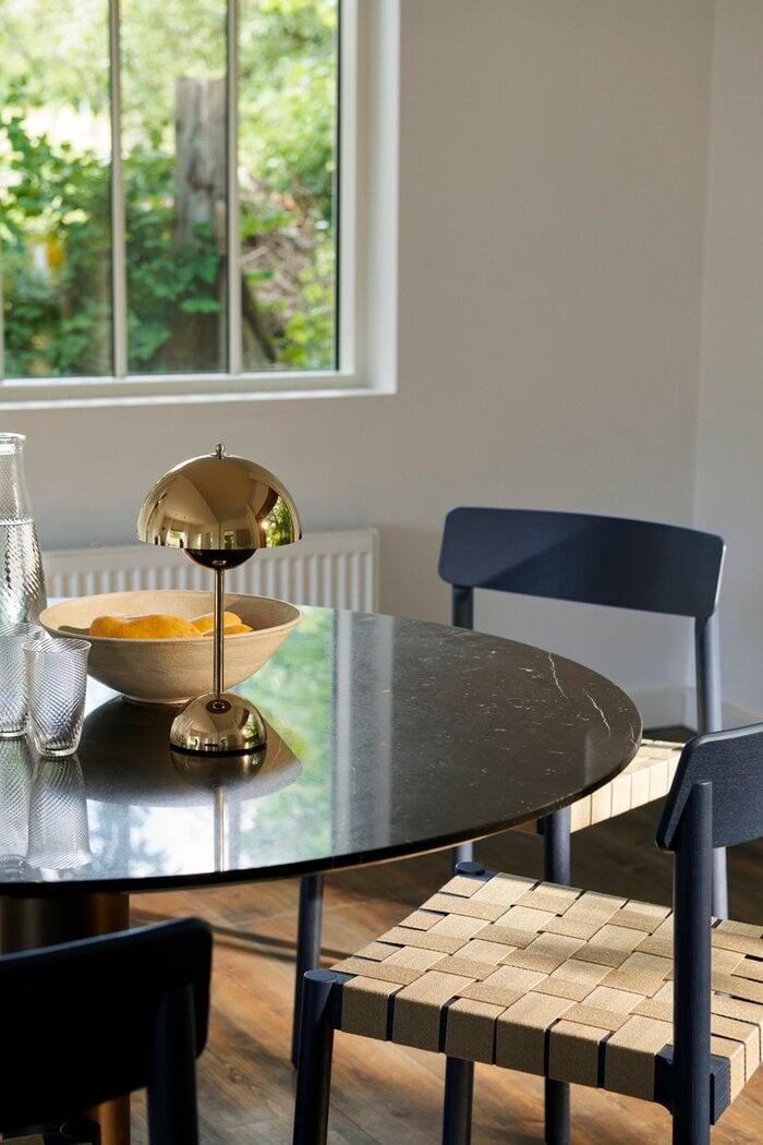 Diningroom &Tradition Black Brass Wood Plastic