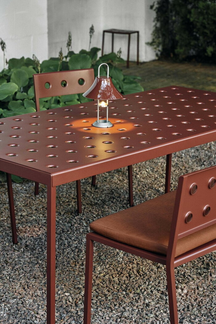 Outdoorfurniture Terrace Autumn  HAY Red Grey Steel Plastic Metal