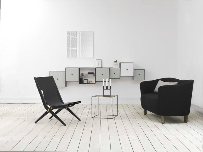 Livingroom By Lassen Black White Green Brass Kubus View Frame Twin Saxe
