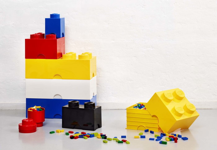 Lastenhuoneet Säilytys Room Copenhagen Punainen Keltainen Sininen Valkoinen Muovi Lego