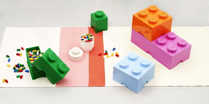 Lastenhuoneet Säilytys Room Copenhagen Sininen Oranssi Vaaleanpunainen Valkoinen Muovi Lego