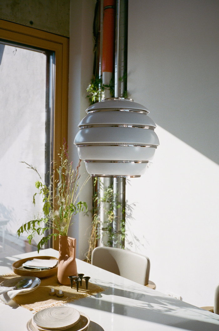 Diningroom Summer Artek White Aluminium Aalto lightning