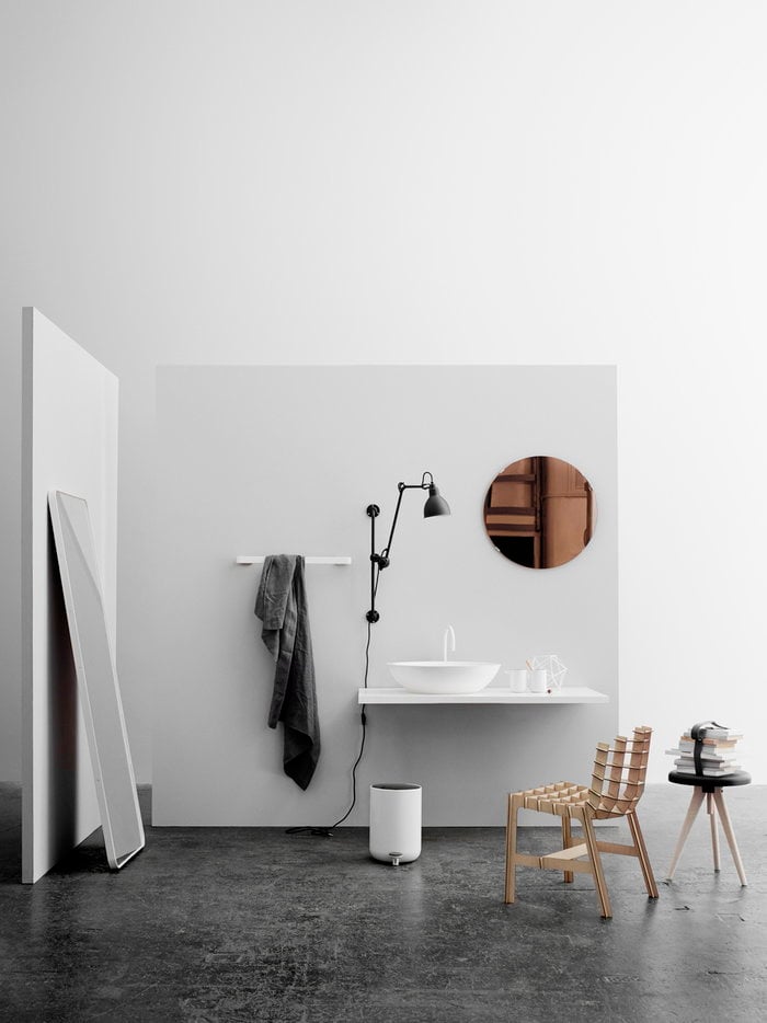 Kylpyhuone Audo Copenhagen MENU Valkoinen Teräs Alumiini