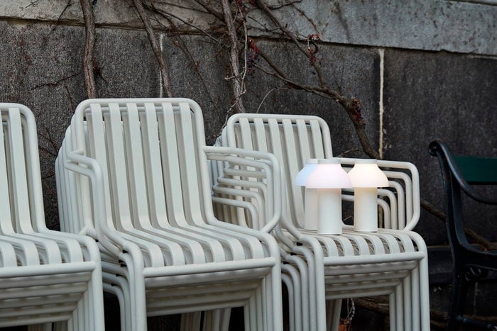 Outdoorfurniture Terrace HAY White Plastic Metal