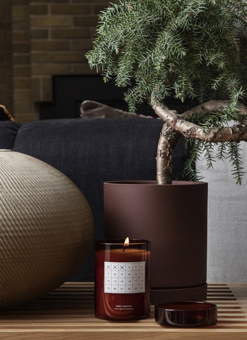 Natale Candele Ferm Living Marrone Rosso Ceramica