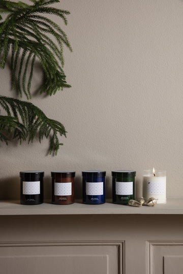 Natale Candele Ferm Living Nero Ottone Bianco Verde Marrone