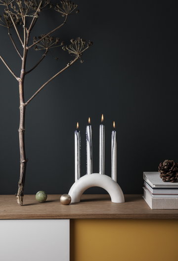 Natale Candele Ferm Living Blu